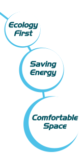 ecology first, saving energy, comfortable space